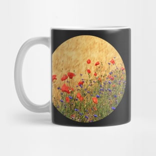 Fields of Wheat, Poppies and Cornflowers Mug